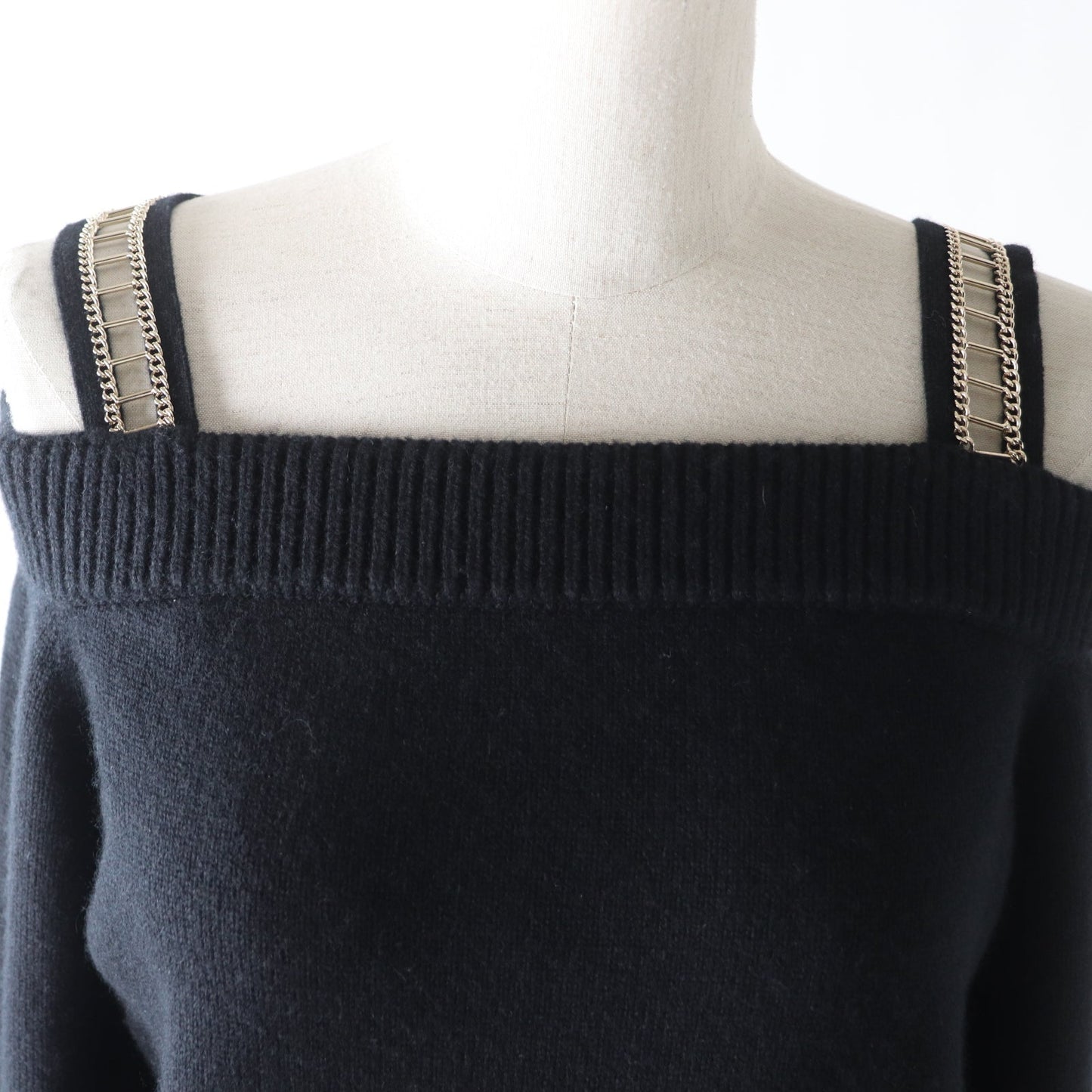 CHANEL knit P62881 Main: 100% cashmere black Women 36