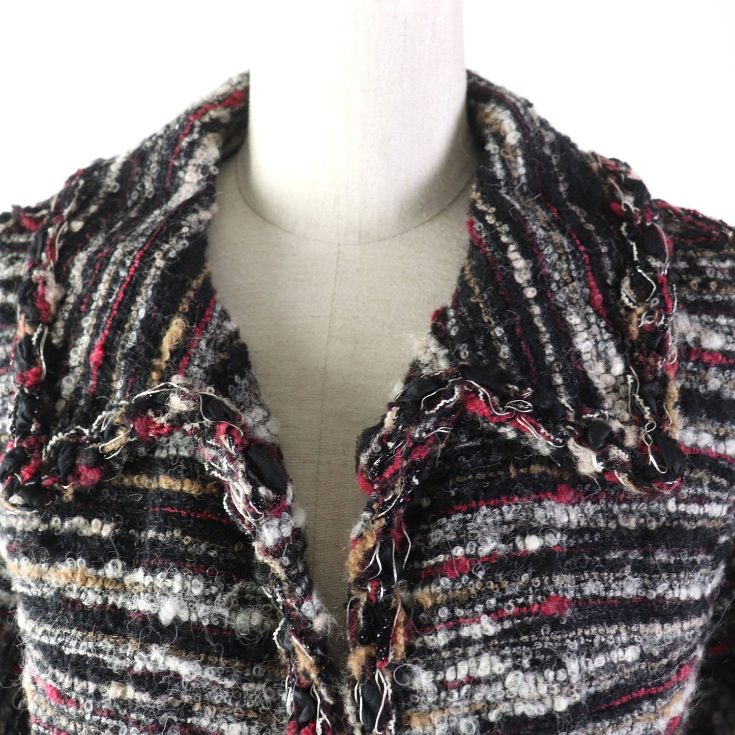 CHANEL setup P41820�EP41816 Outer material: 35% wool, Outer material: 32% cotton, Outer material: 19% alpaca, Outer material: 9% nylon, Outer material: 5% acrylic, Lining: 100% silk multicolor Women 38