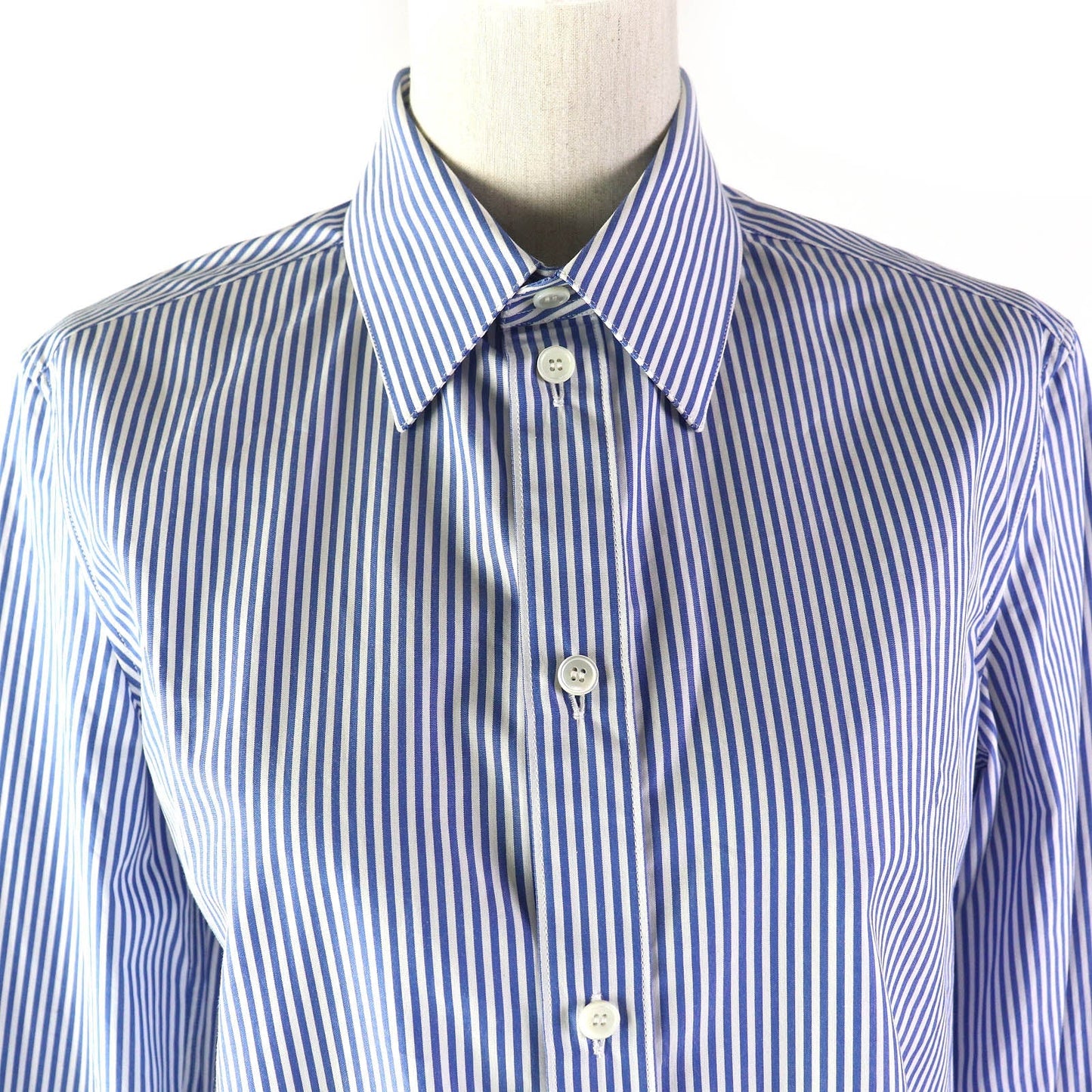 CELINE Long sleeve shirt 2C009037F Main: 100% cotton Blue white Women 36
