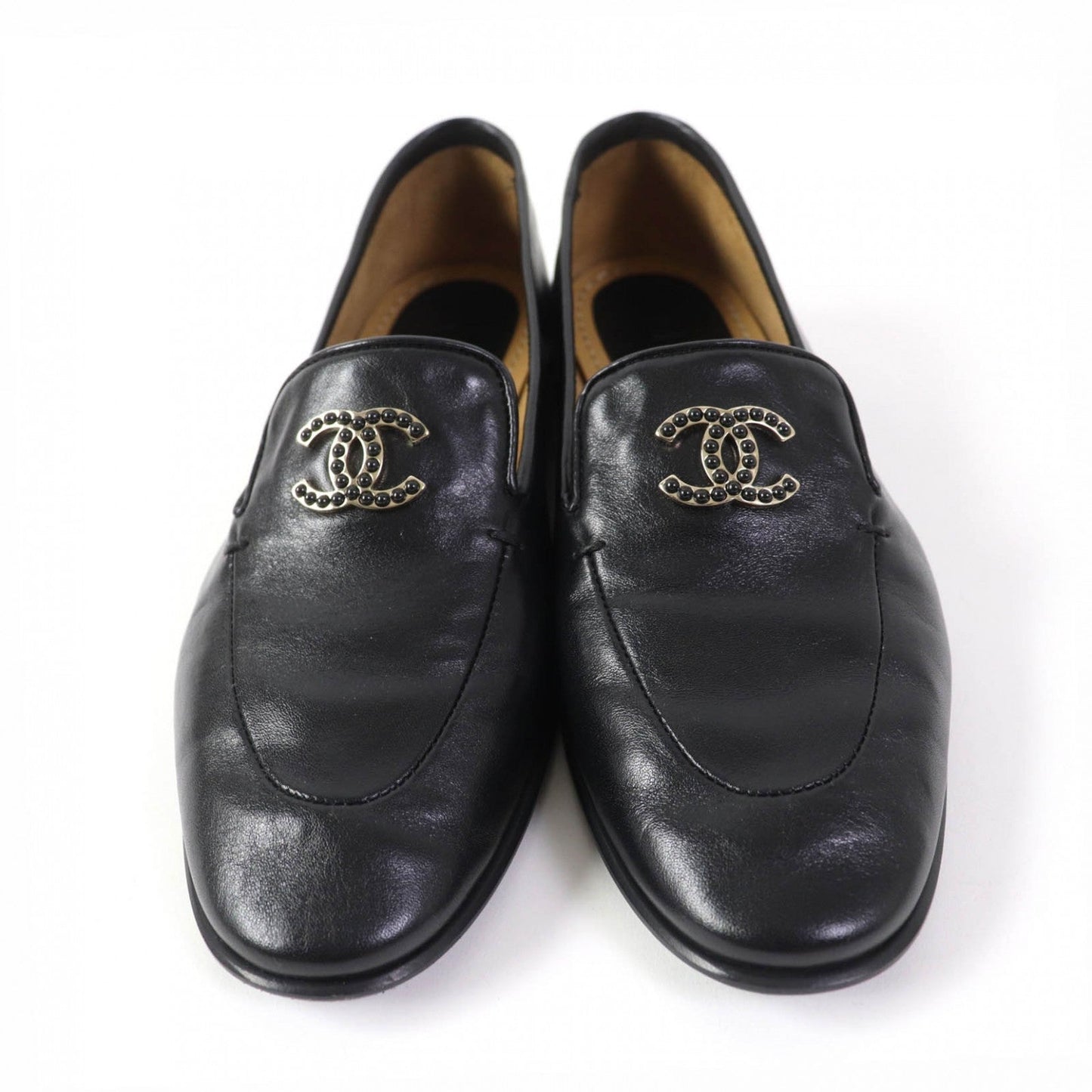 CHANEL loafers 23A G45008 Main: Leather black Women 38 1/2 C
