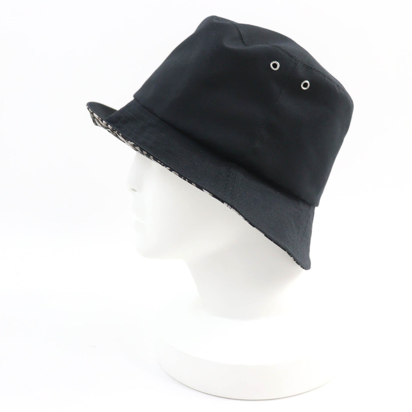 Christian Dior hat 95TDD923A130 Main: 53% polyester, 42% cotton, 5% polyurethane, Lining: 53% polyester, Lining: 42% cotton black TEDDY-D Women 58