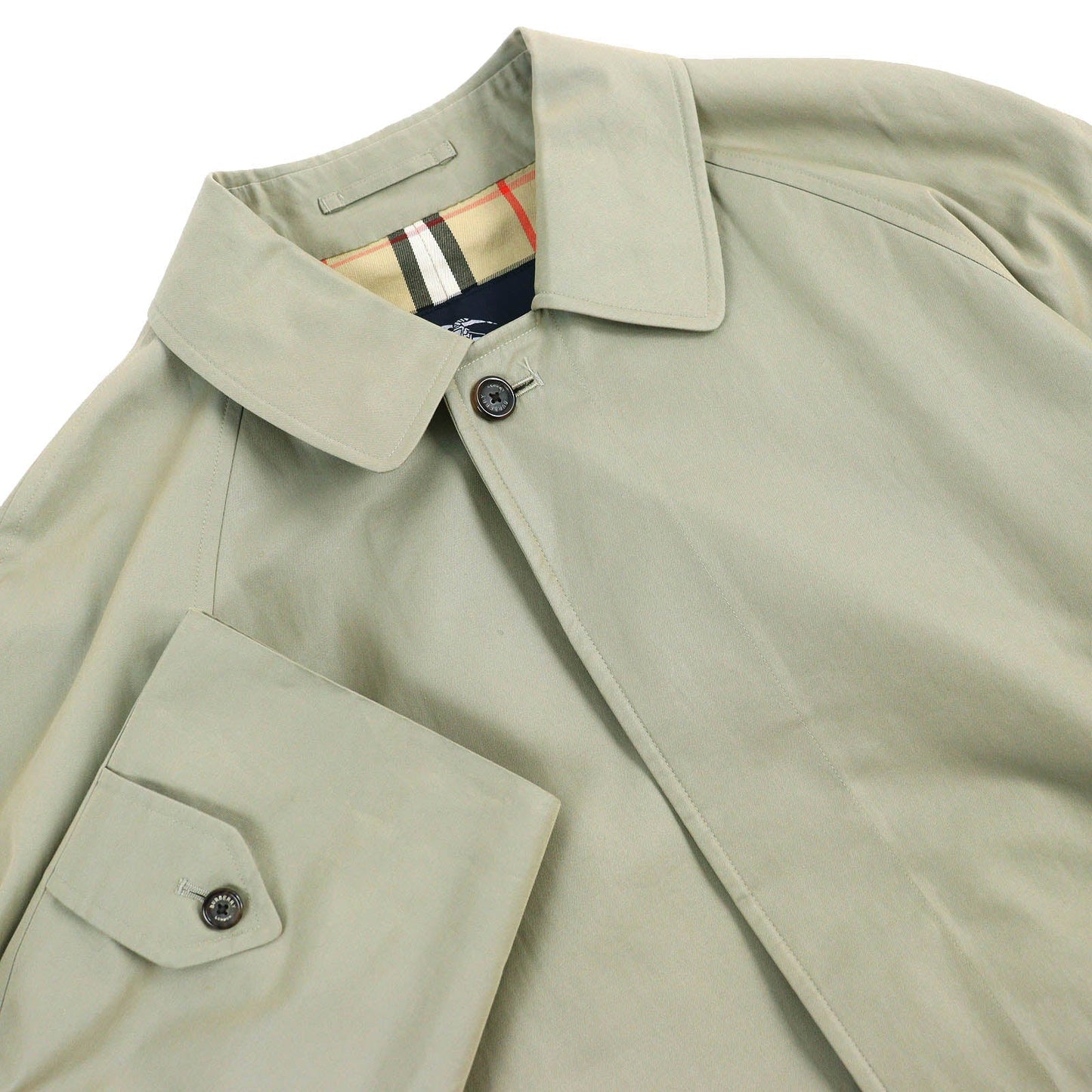 BURBERRY LONDON Stainless collar coat Outer: 100% cotton, Lining: cotton, Sleeve lining: polyester khaki mens 165-4