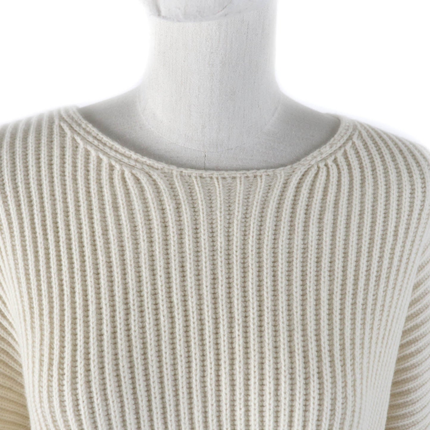 CELINE knit 2 3BX8/6806 Main: 70% wool, Main: 30% cashmere off white Women XS