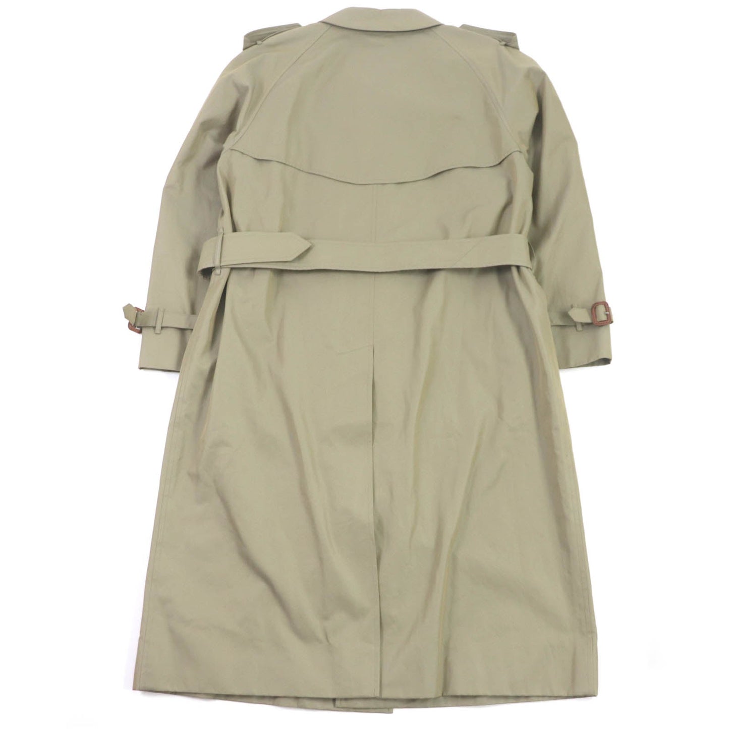 BURBERRY trench coat Outer: 100% cotton, Lining: cotton, Sleeve lining: polyester green mens 94 175