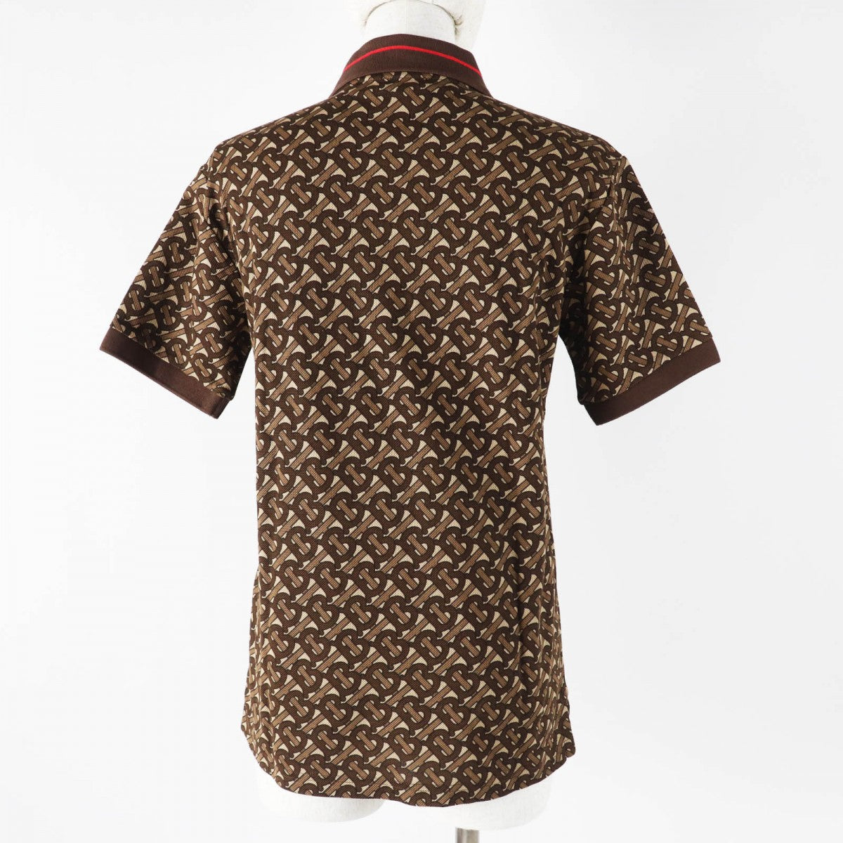 BURBERRY Short sleeve polo shirt 8018544 Main: 100% cotton, Part: 96% cotton, Part: 3% nylon, Part: 1% polyurethane, Part: 100% cotton Brown Women XXS