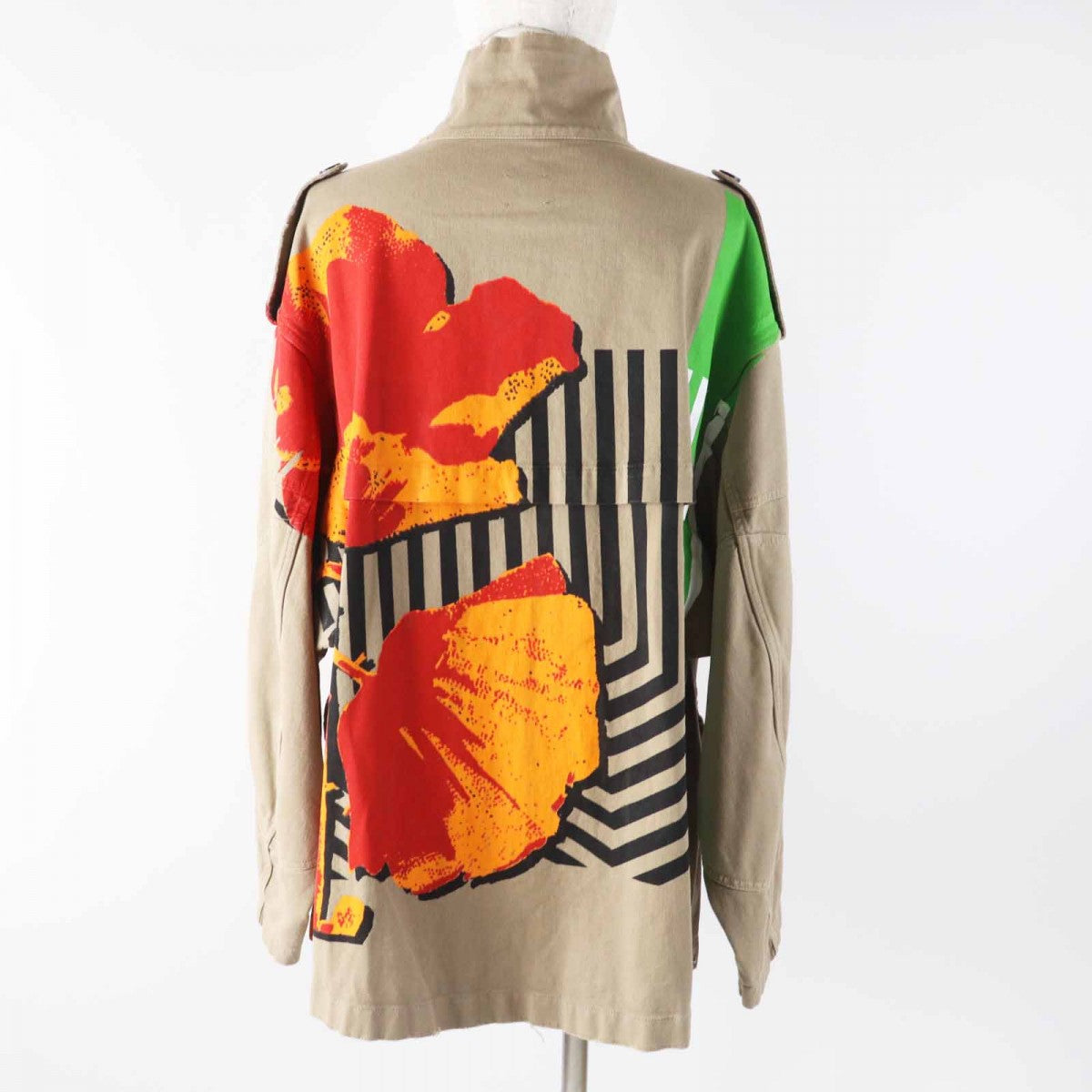 Christian Dior Jacket 227C47A3347 Main: 99% cotton, Main: 1% polyurethane Beige type Red Orange Women 38