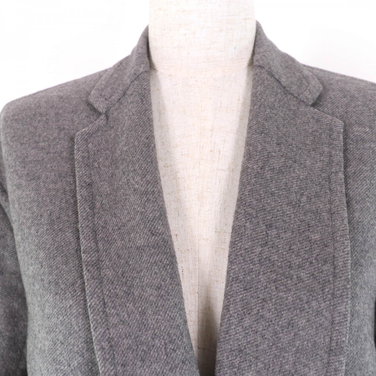 CELINE coat 28H13/6700 Main: 100% cashmere, sleeve lining: 100% silk gray Women 34
