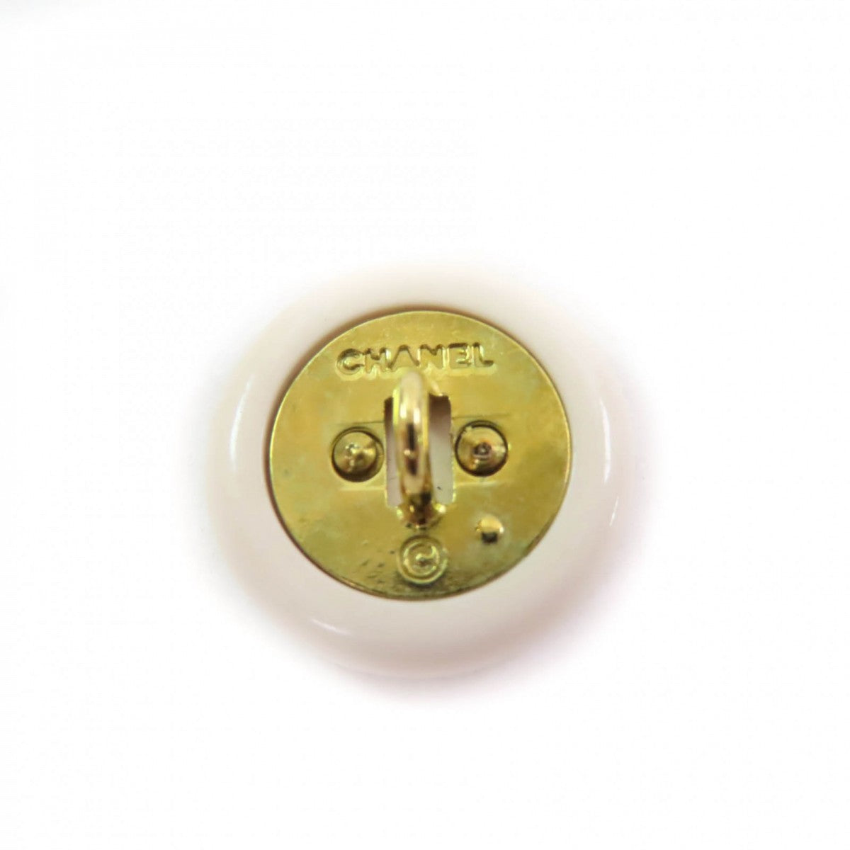 CHANEL Other fashion goods plastic Off-white gold Set of 4 buttons