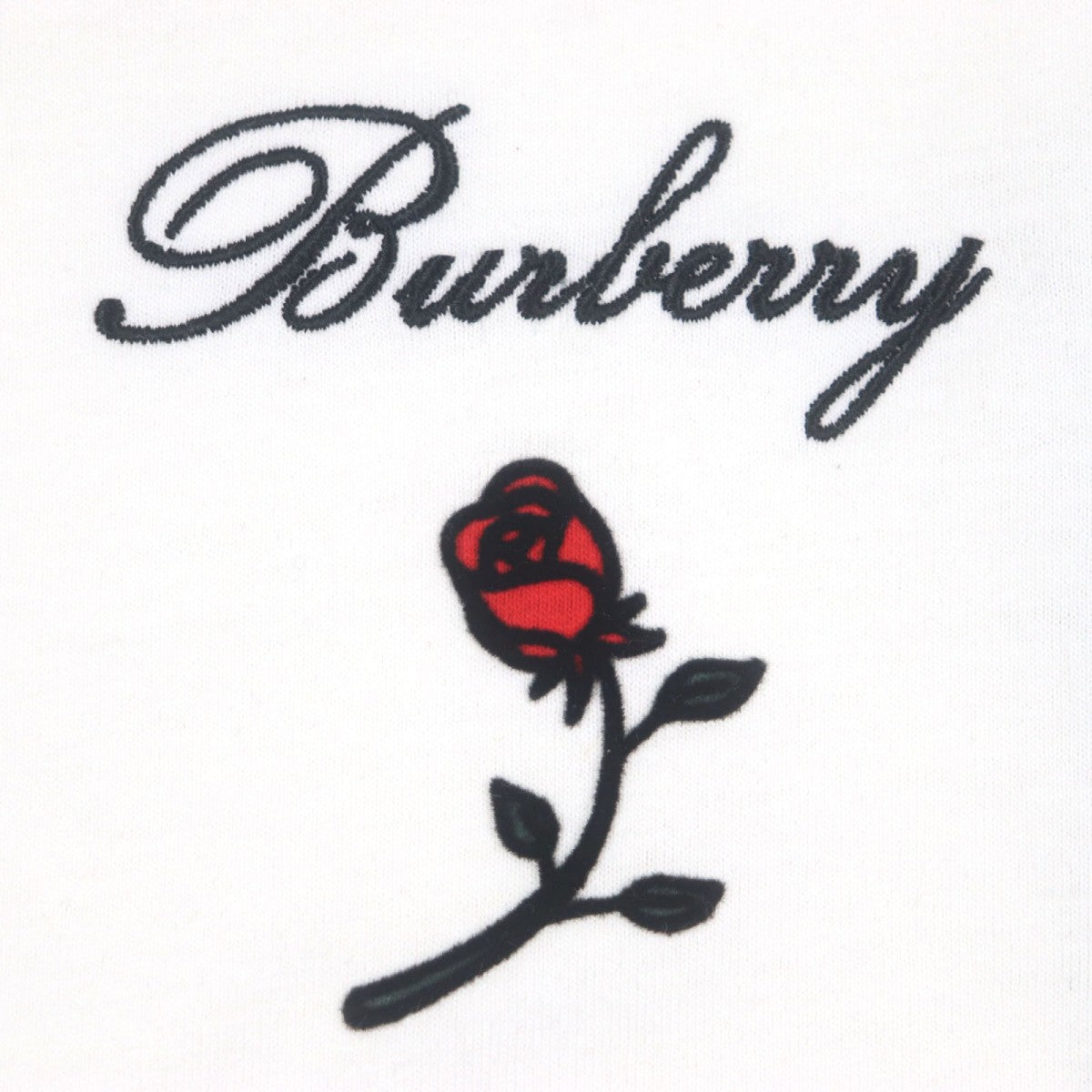 BURBERRY Short sleeve T-shirt cotton white XS