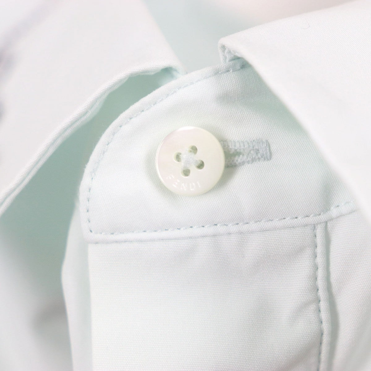 FENDI Short sleeve shirt F51076 cotton mint 39