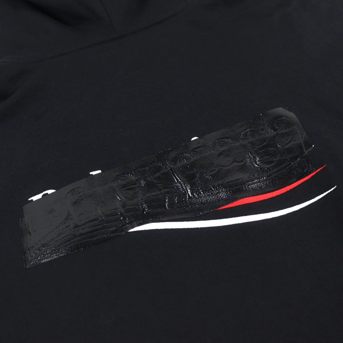 BALENCIAGA Hoodie 713677 cotton Black type GAFFER HOODIE 3