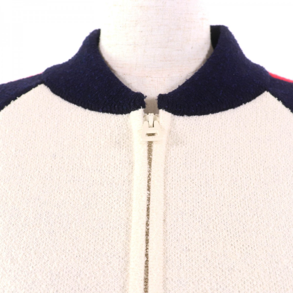 Christian Dior Jacket 144V50AM350 wool Navy white JA DIOR PARIS 44