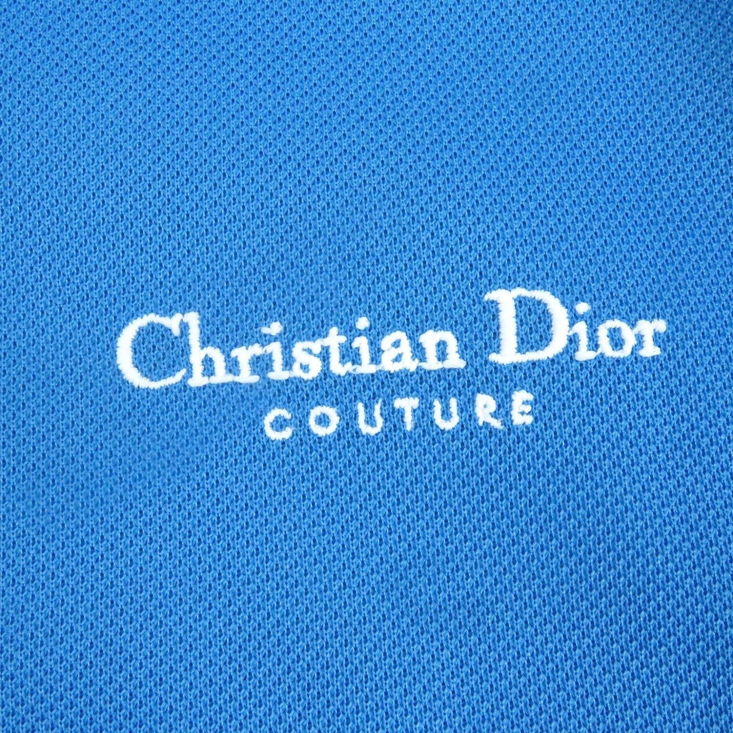 Dior HOMME Long sleeve polo shirt 483J835A0931 polyester blue L