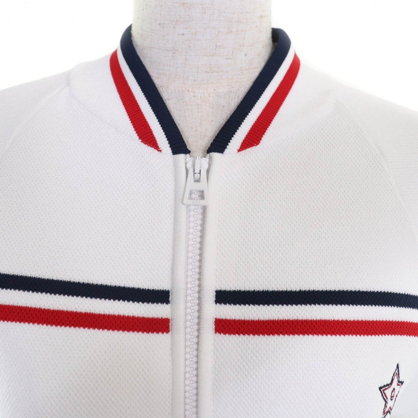 Christian Dior Jacket 514V50A5001 Rayon white Dior Vibe bomber jacket 40