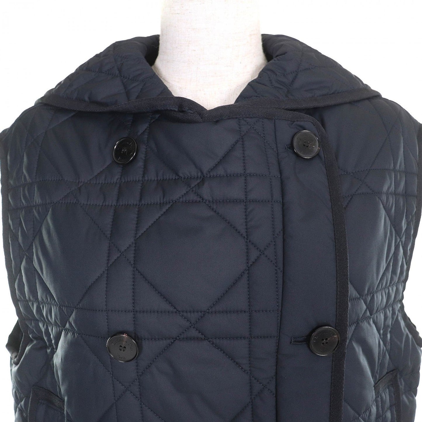 Christian Dior Vest 317G19A2827 polyester Navy 40