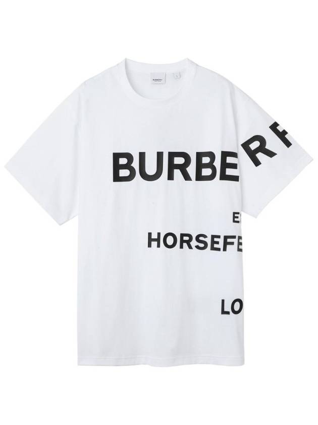 Luxury Burberry Horseferry Short Sleeve T-Shirt Black