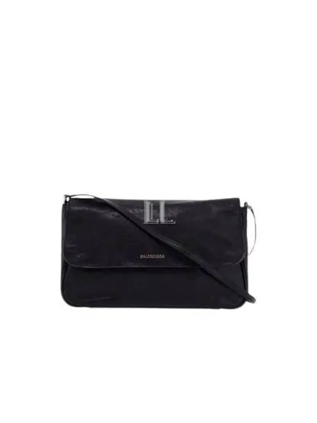 Luxury Balenciaga Trending 2025 Grungy Cross Bag Black