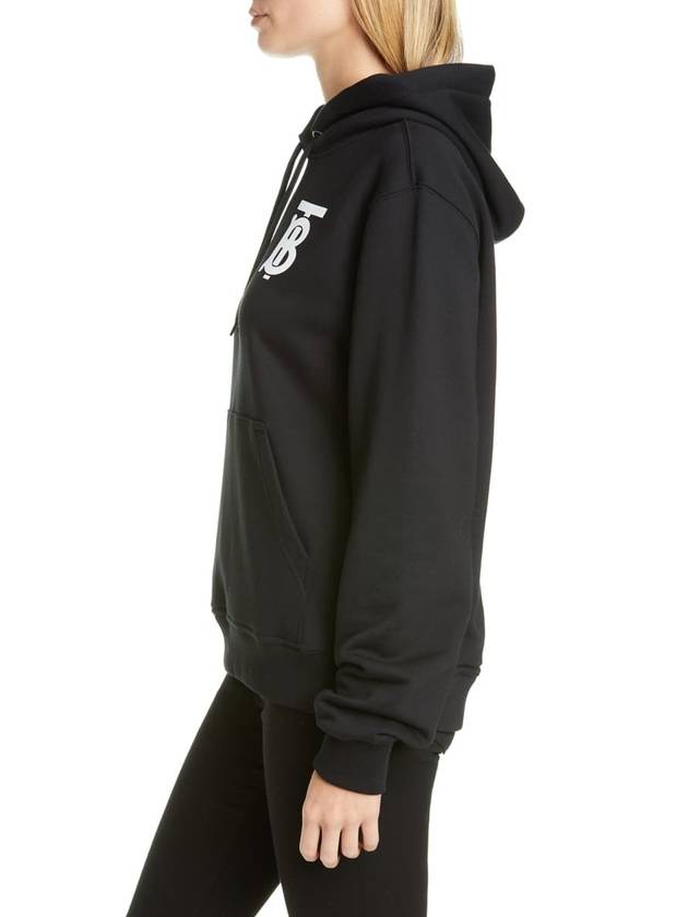 Luxury Burberry Monogram Logo Hoodie Black