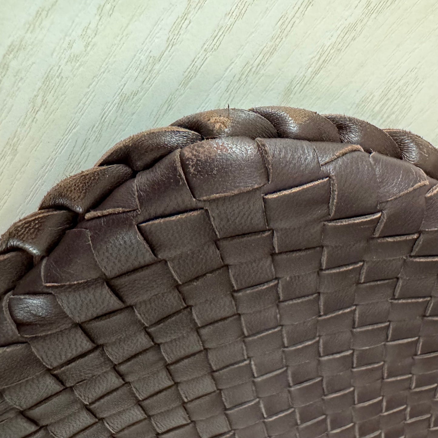 Bottega Veneta Intrecciato Hobo Bag Large Dark Chocolate Brown Lambskin leather 47cm