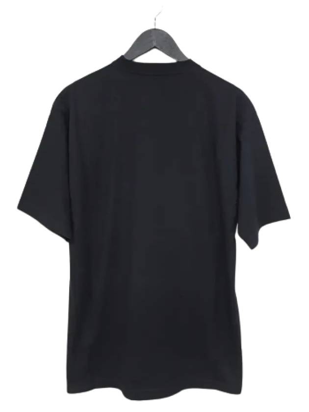 Luxury Balenciaga Trending 2025 Gym Wear Logo Print Short Sleeve T-Shirt Black