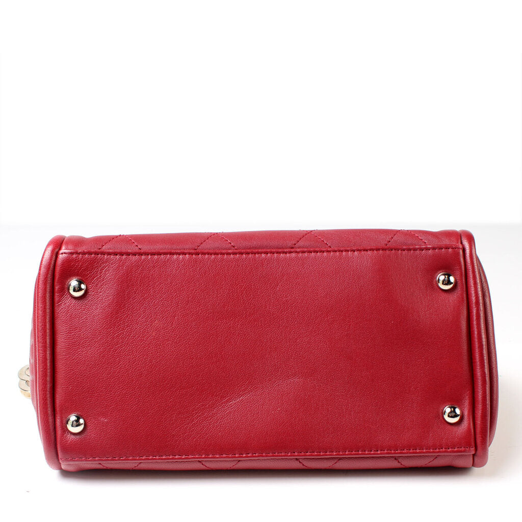 Chanel Frame Small Soft Leather Tote Bag