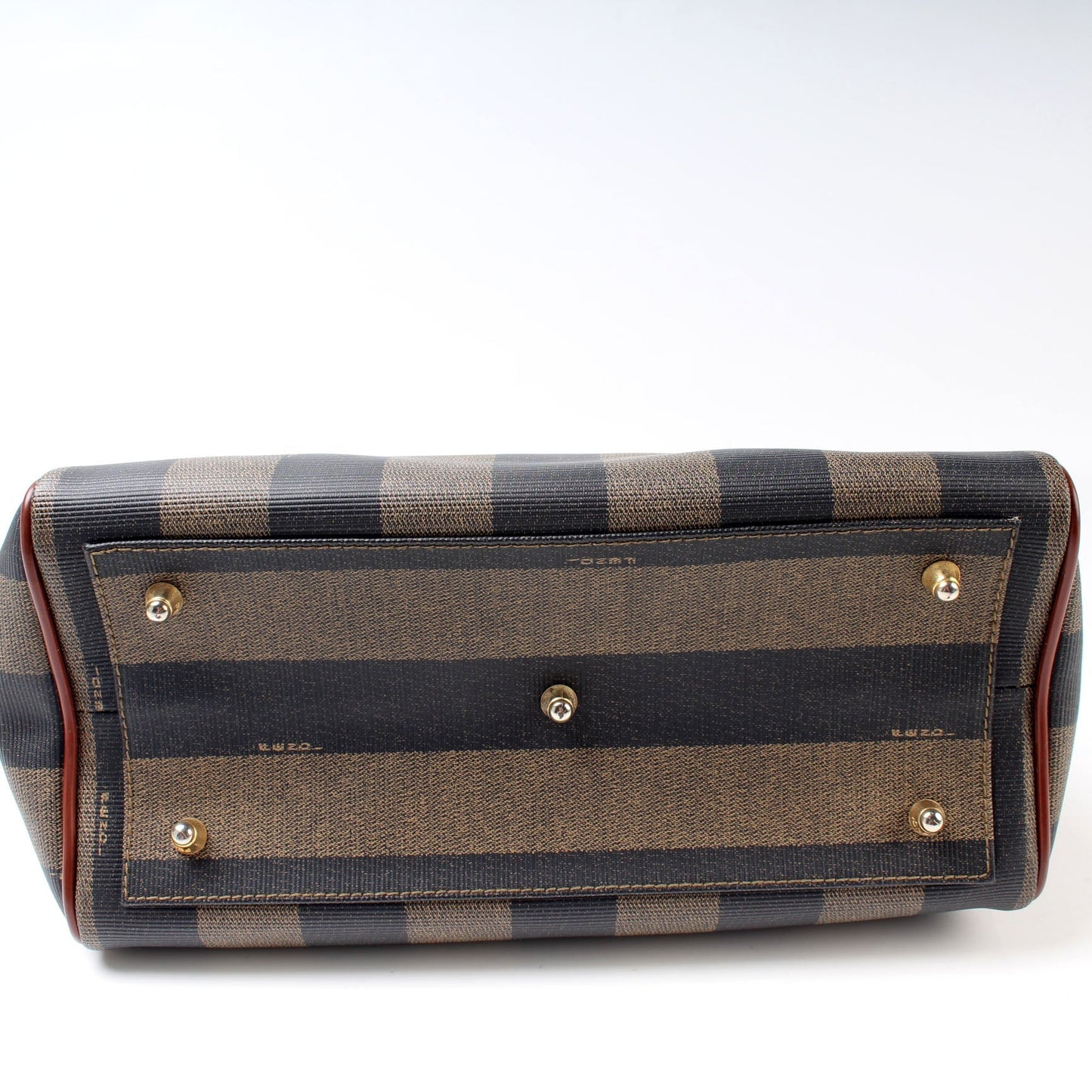 Fendi Pequin Small Boston Bag