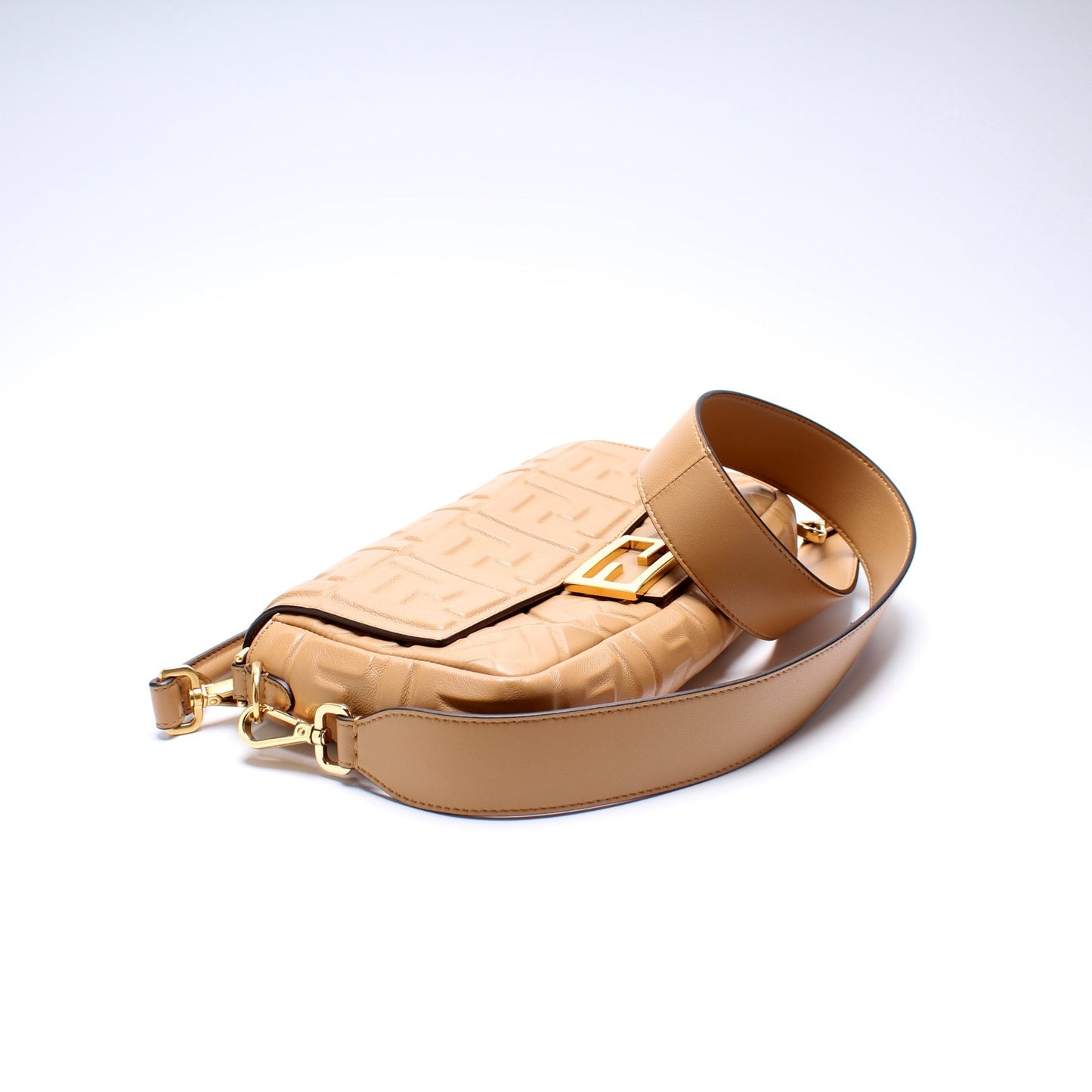 Fendi 8BR600uette FF Embossed Nappa Bag