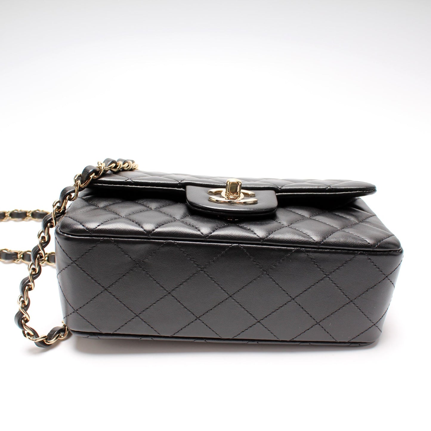 Chanel Classic Flap Mini Rectangle Lambskin 32+M Bag