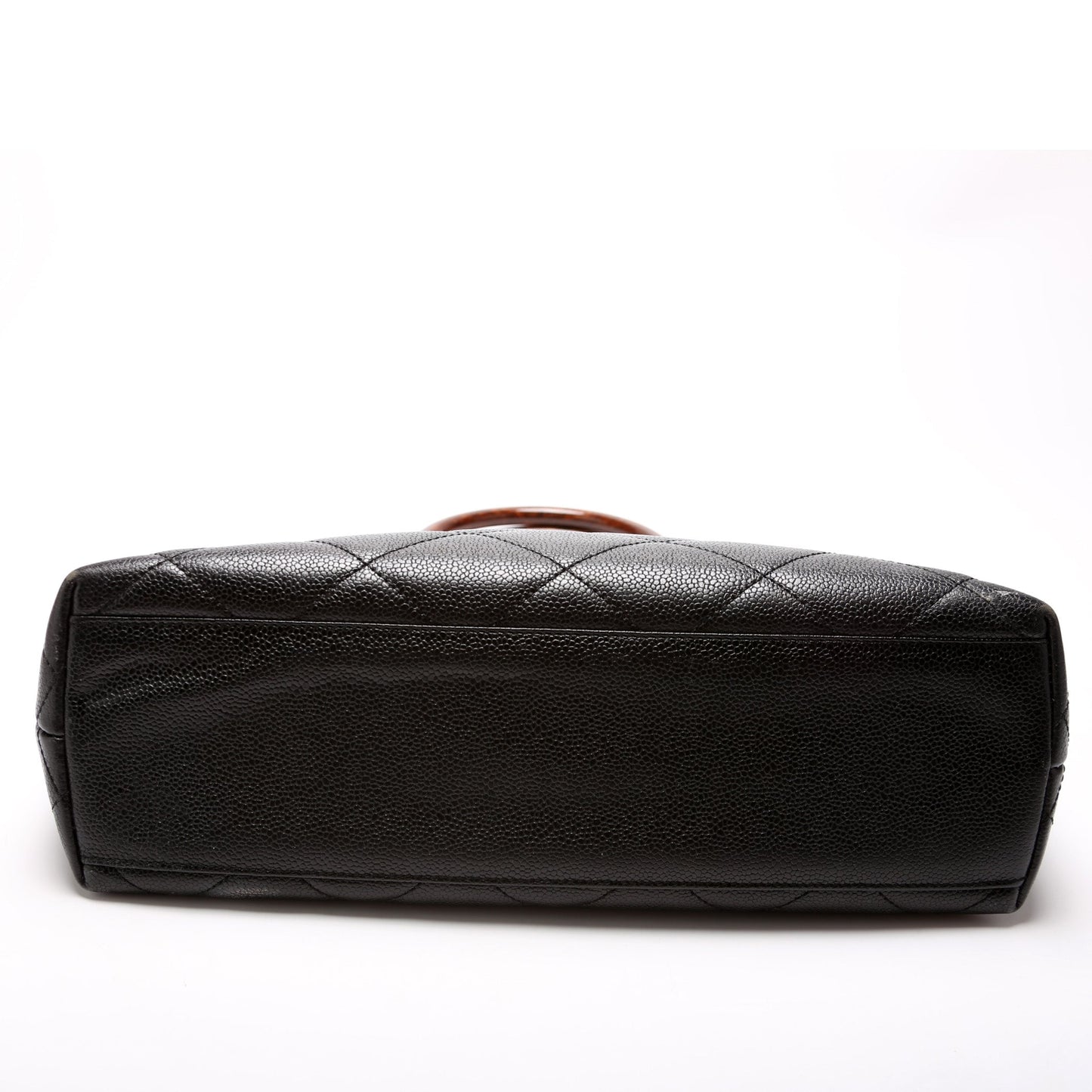 Chanel Coco Wooden Top Handle Caviar 6M Bag