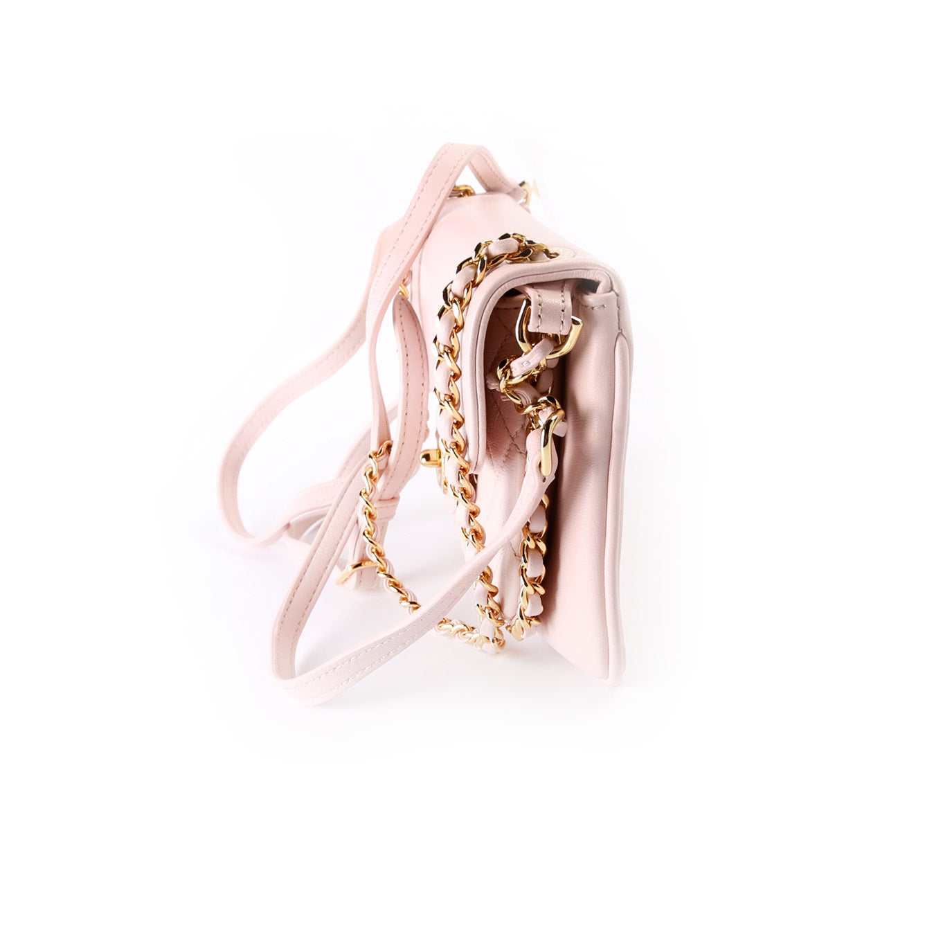 Chanel CC Unchained Mini Crossbody Lambskin 24M Bag