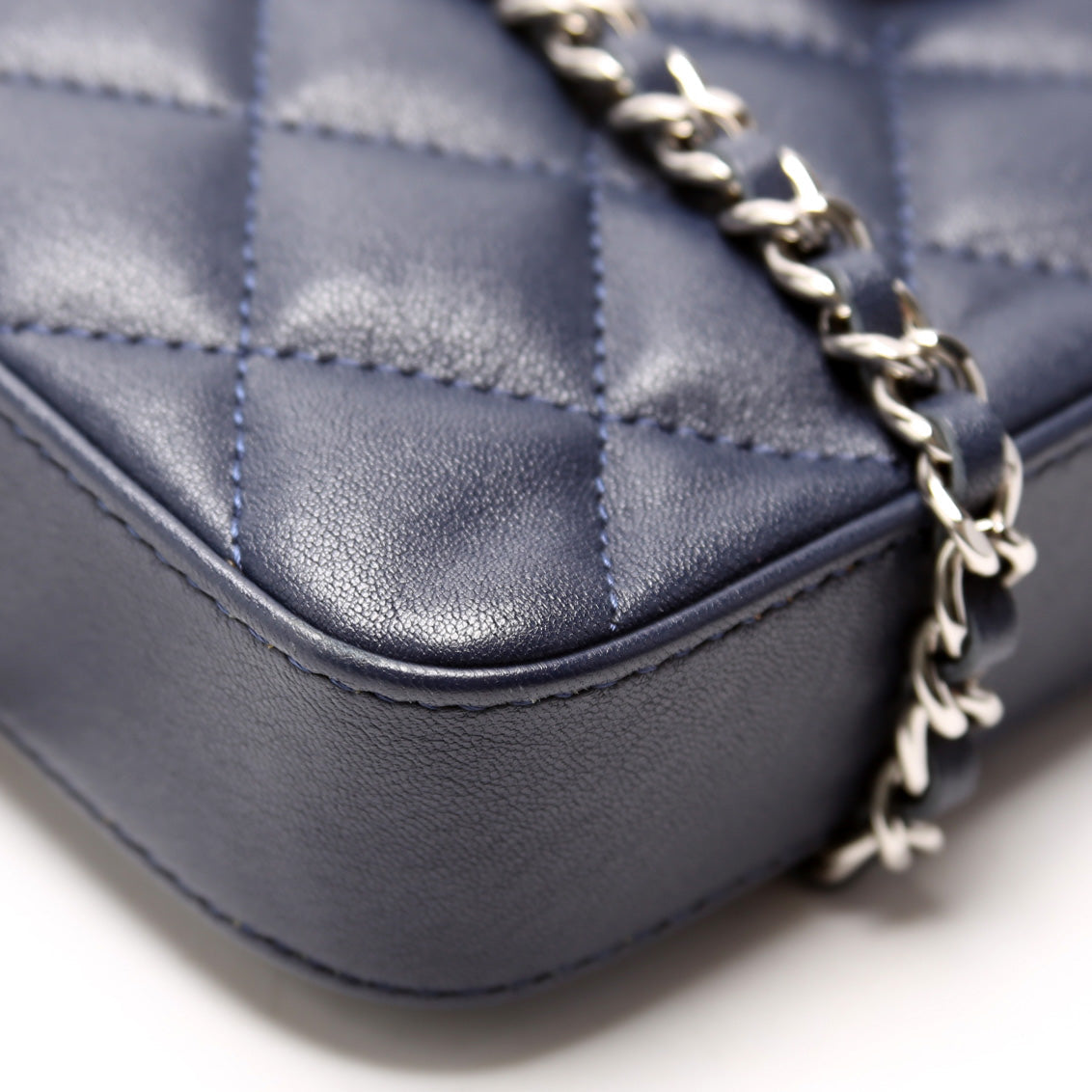 Chanel Box CC Double Zip WOC Lambskin 25M Bag