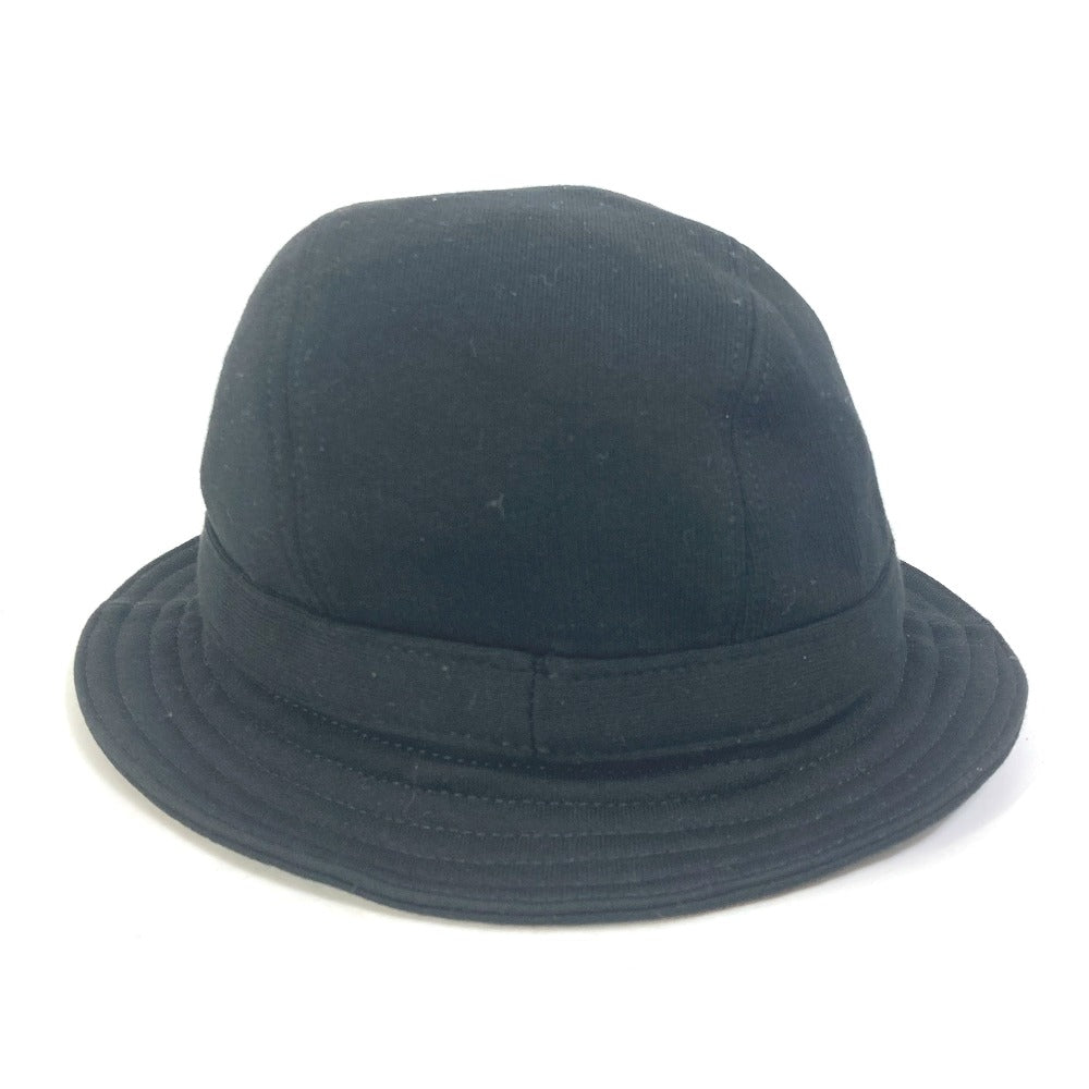 BURBERRY hat 8026928 cotton black hat hat logo Women M
