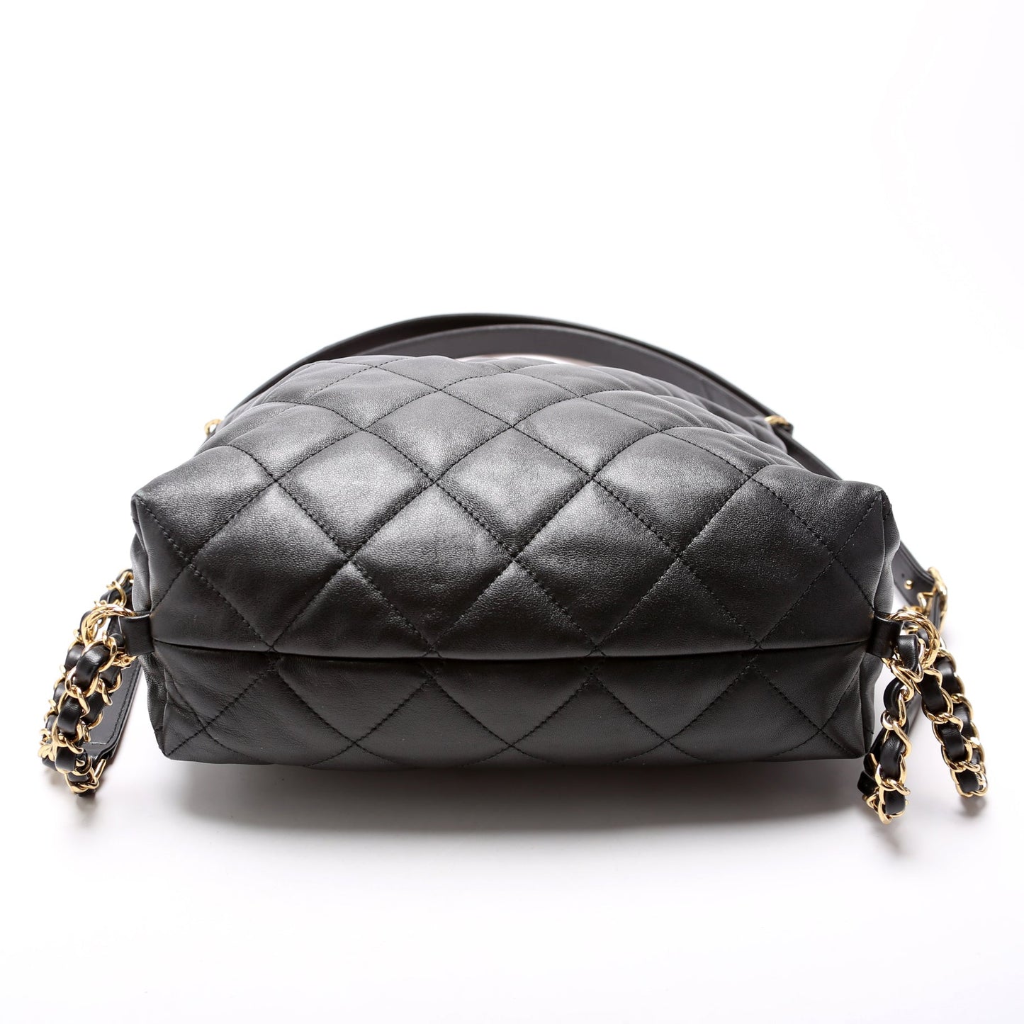 Chanel CC Quilted Maxi Hobo Lambskin RFID Bag