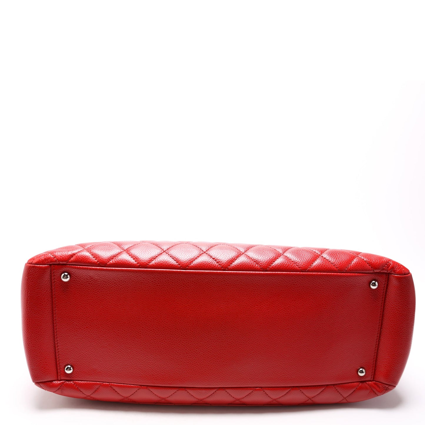 Chanel Grand Shopping Tote Caviar XL Red Bag