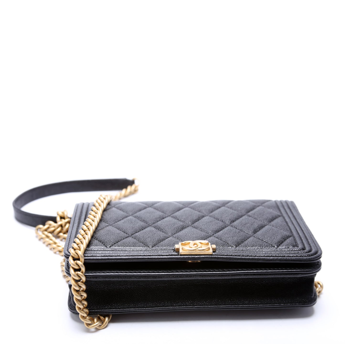 Chanel WOC Boy Caviar Black Bag