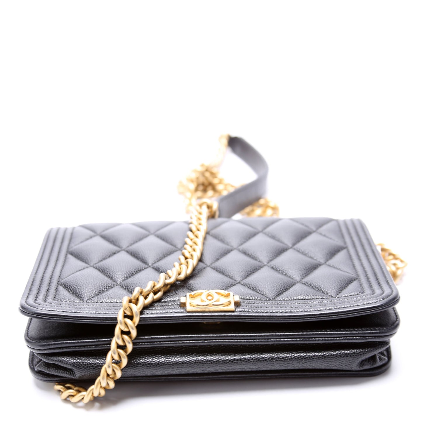 Chanel WOC Boy Caviar Black Bag