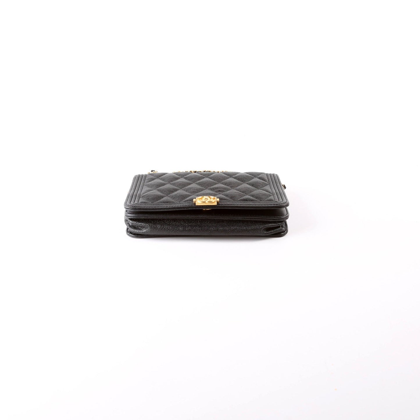 Chanel Wallet On Chain Boy Caviar Black Bag