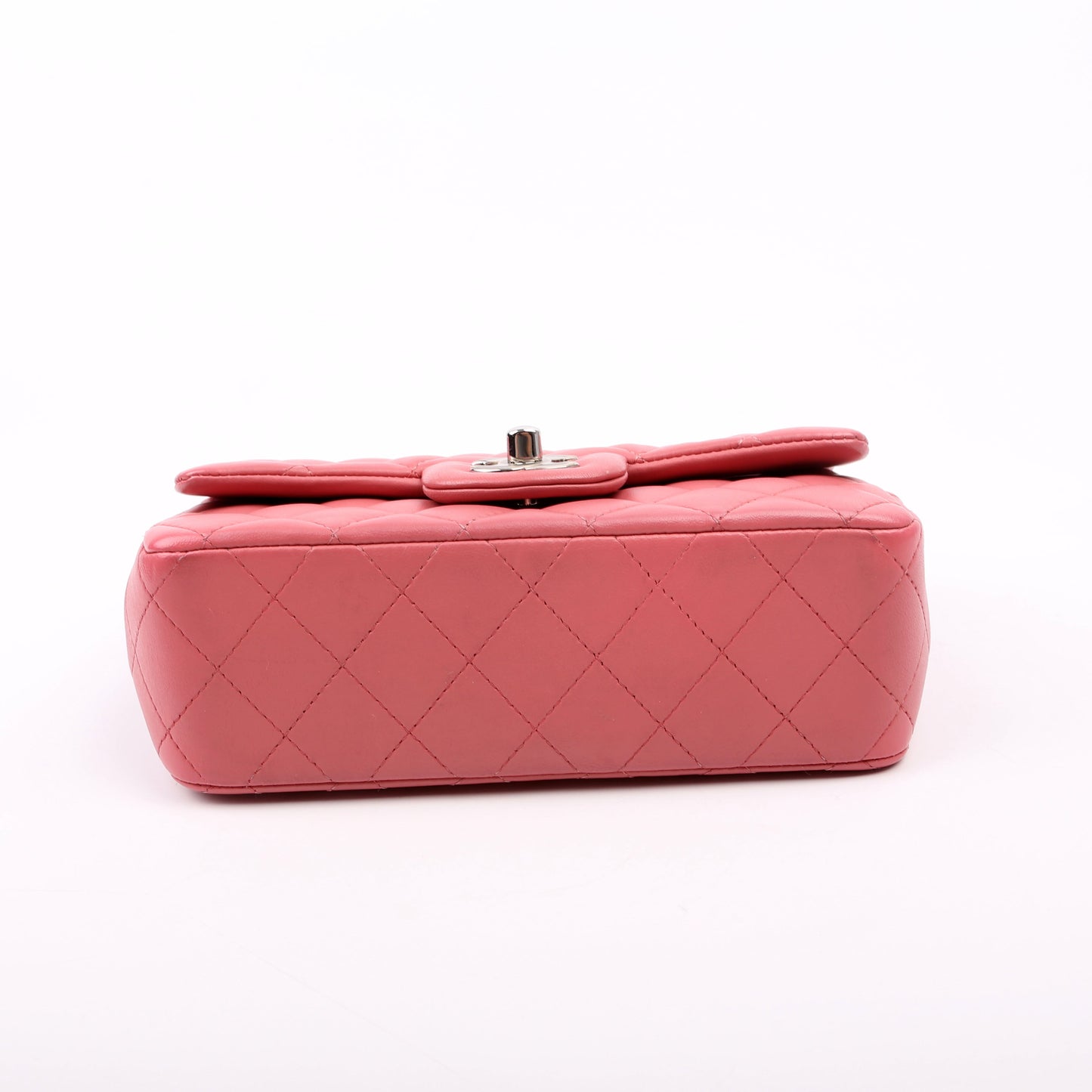 Chanel Classic Flap Mini Rectangle Lambskin Pink 28M Bag