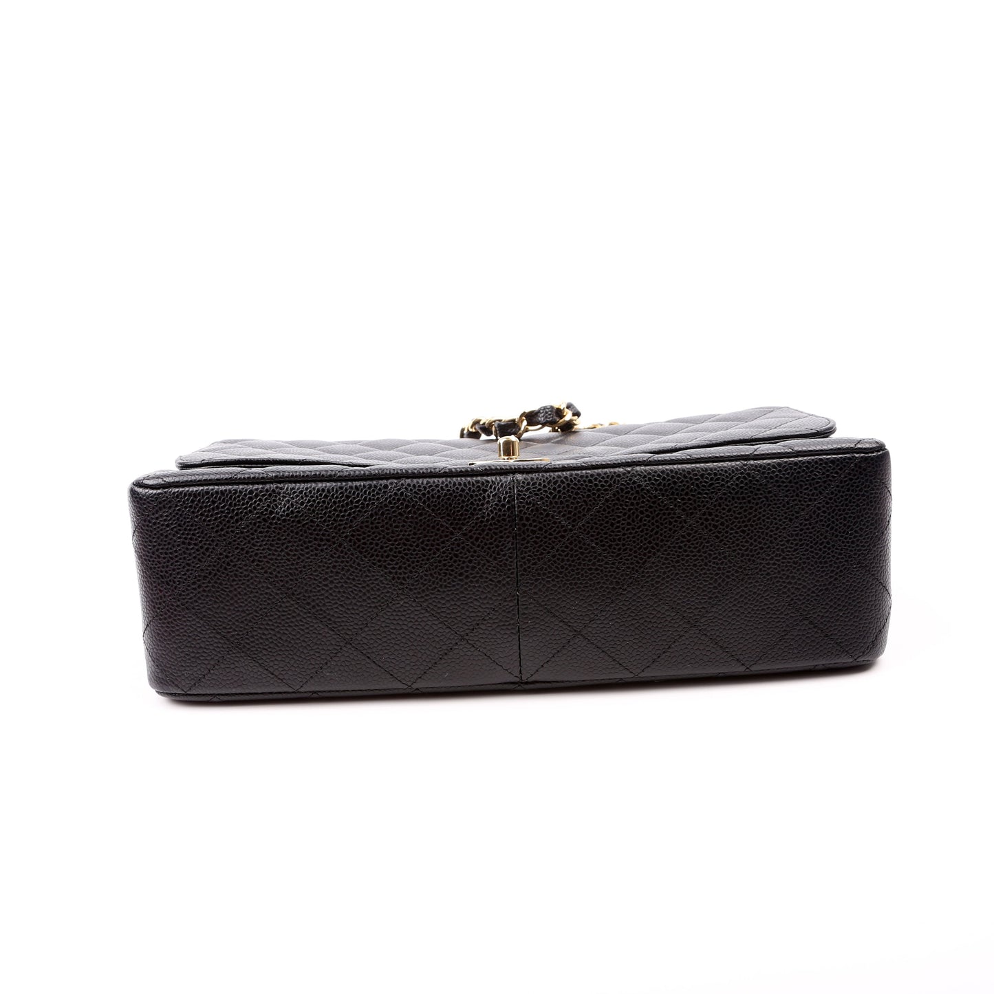 Chanel Classic Flap Jumbo Caviar Black Bag