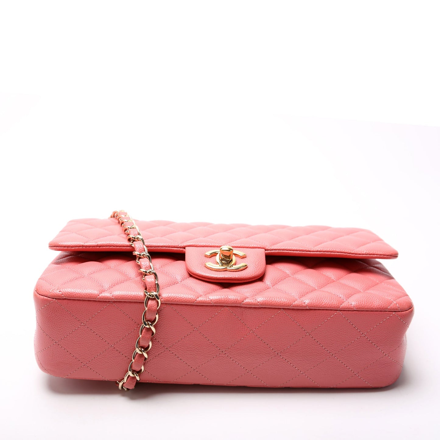 Chanel Classic Flap Medium Caviar 25-28M Pink Bag