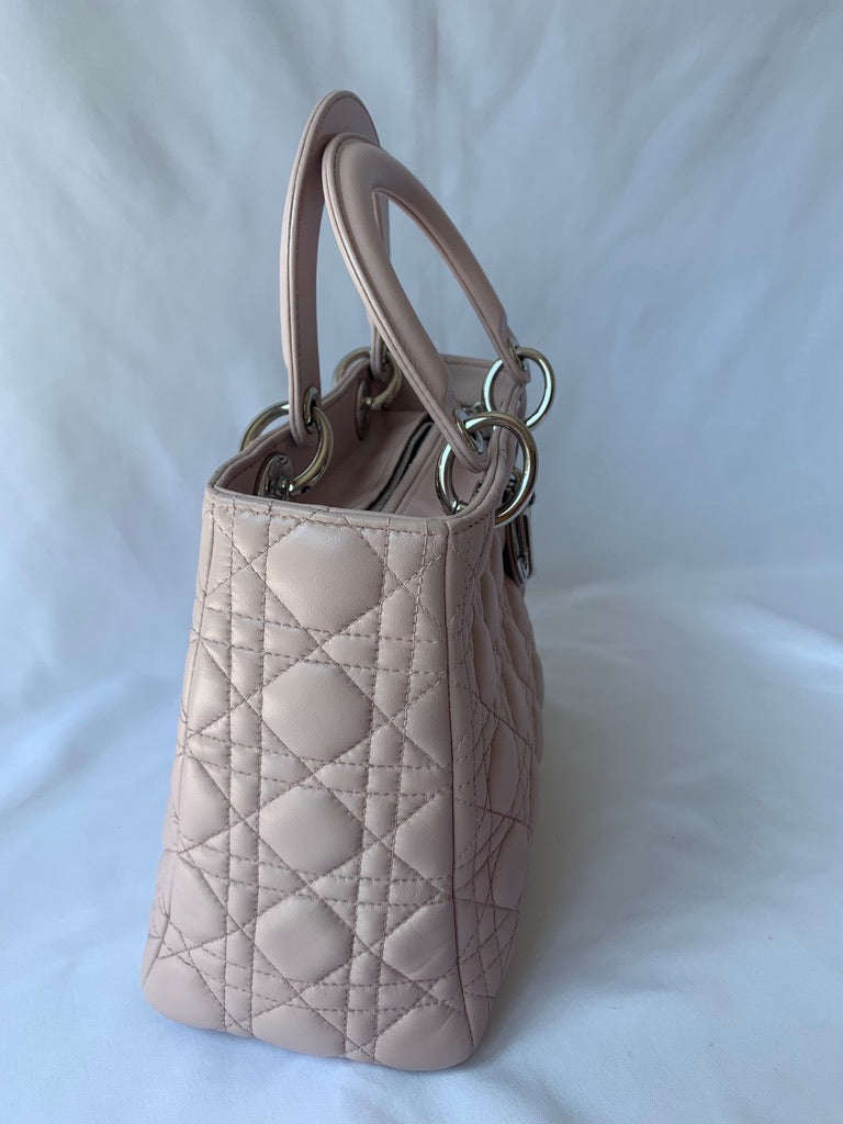Lady Dior Pink Cannage Leather Medium 96-MA-0132
