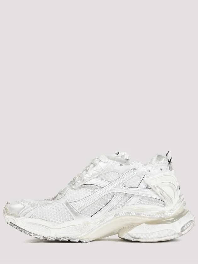 Luxury Balenciaga Trending 2025 Runner Embroidered Logo Low Top Sneakers White
