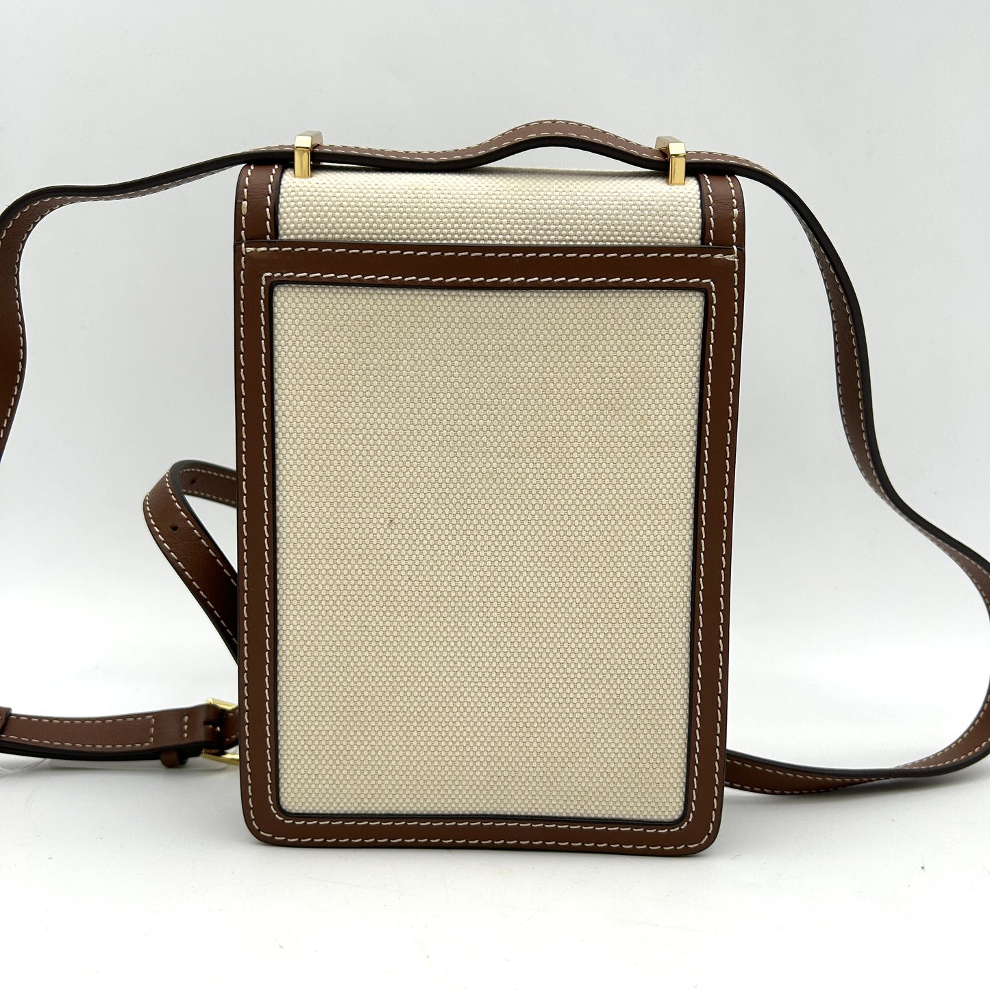 Luxury Burberry TB Canvas Robin Crossbody Bag Brown bb8547cc