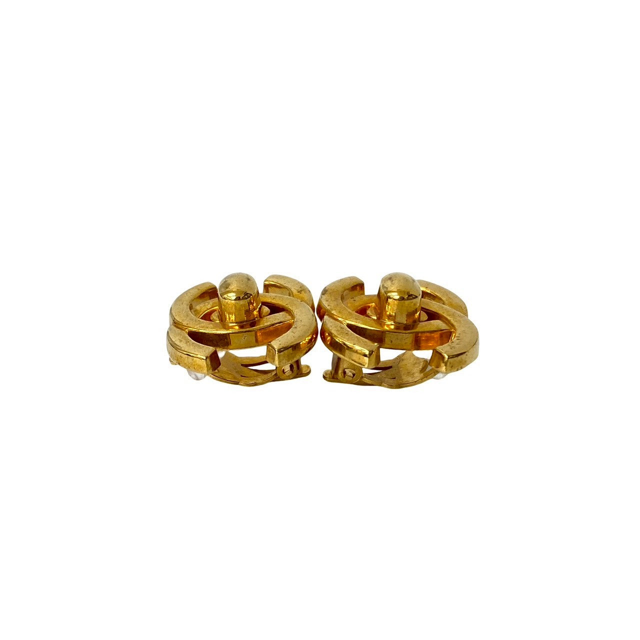 CHANEL Earring Gold Plated gold
