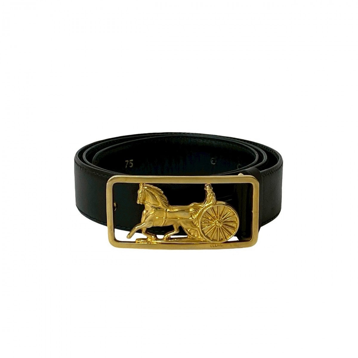 CELINE belt leather black