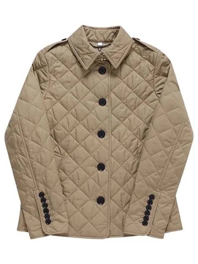 Luxury Burberry Frankby Quilted Jacket Beige