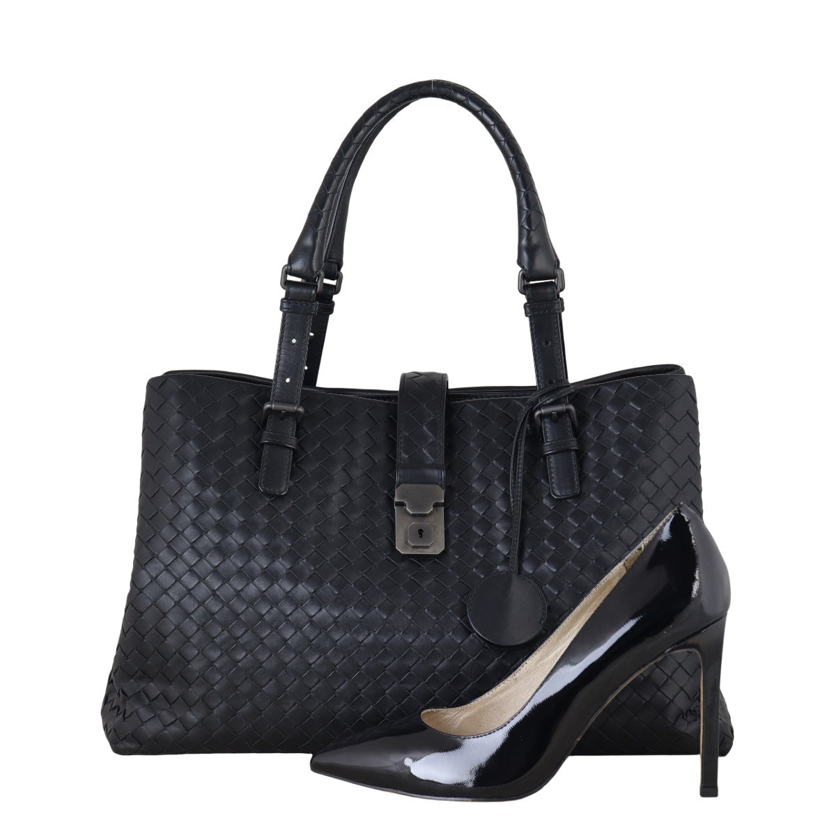Bottega Veneta Intrecciato Roma Large Bag