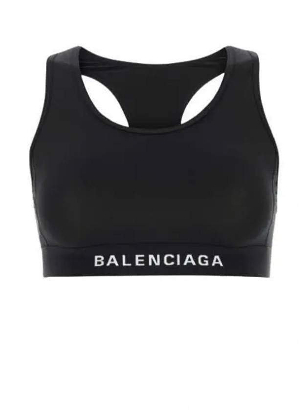 Luxury Balenciaga Trending 2025 Women's Athletic Sports Bra Black