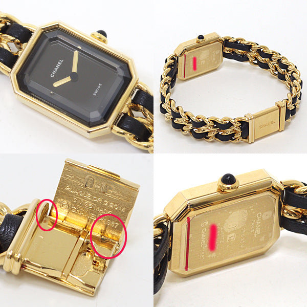 CHANEL Watches H0001 Stainless Steel , Leather black Ladies watch Premiere XL Women