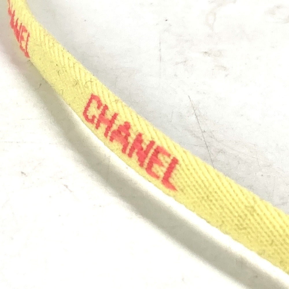 CHANEL strap canvas yellow Eyewear Sunglasses Glasses 00T glass cord glasses strap